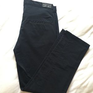 Zara Navy Blue Dress Chinos - 32x30 - slim fit